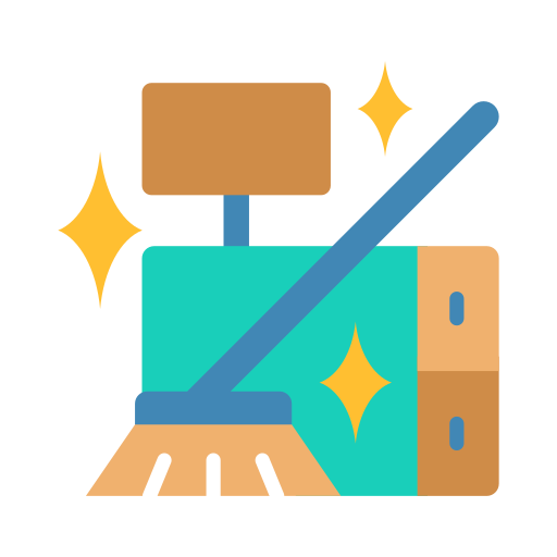 Icon of a wrench and gear indicating responsive services and maintenance support at Naakef stays.